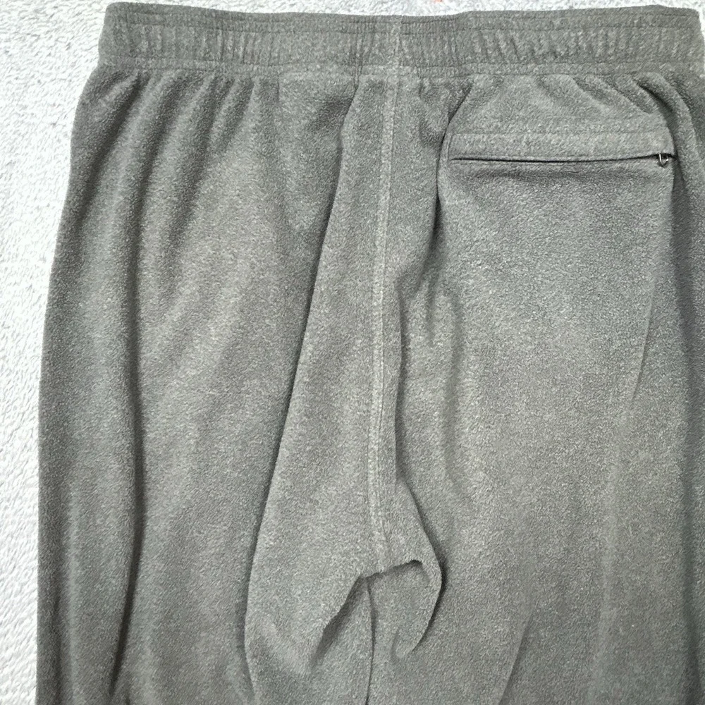 The North Face Fleece Pants Mens M Gray Polartec Outdoor Hiking Pockets 29.5